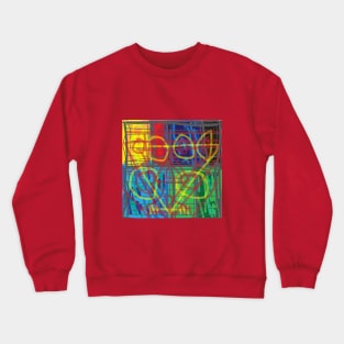 Image of colorful abstract art illustration Crewneck Sweatshirt